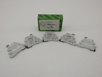 *Lot of 5* Conta-Clip ZPRC6-12-24V Socket Base W/ Finder 34.51.7.024.0010 Rel...