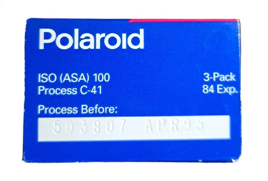 Polaroid 35mm Color Film 3 rolls 24/36 exposure exp 1995 new/sealed 100 ISO - Image 4 of 4