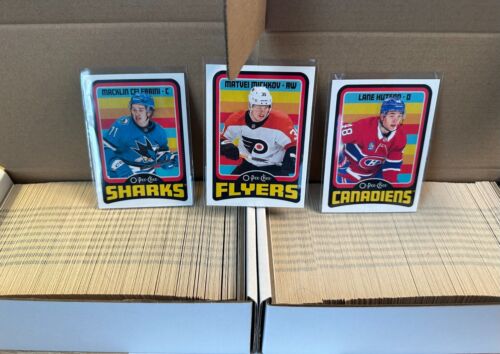 2024-25 OPC O-PEE-CHEE HOCKEY COMPLETE RETRO SET ALL 600 CARDS CELEBRINI RC+ WOW - Bild 2 von 3