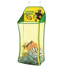 Over The Door Basketball Laundry Hamper Hanging Dirty Clothes Basket