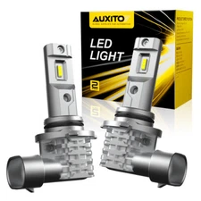 9006 HB4 LED Headlight Kit High Low Beam Bulbs Super Bright 6500K White AUXITO