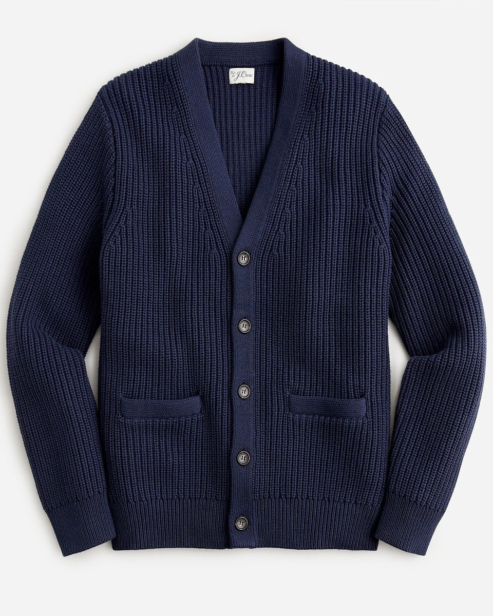トップス SATUR Cotton Collar Half Cardigan Navy トップス SATUR Cotton Collar Half Cardigan Navy 100% Organic