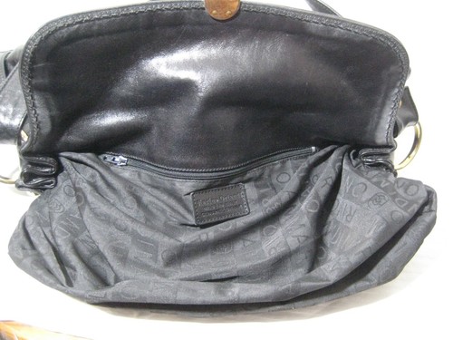 MARINO ORLANDI Kuriertasche aus schwarzem Leder - Bild 18 von 19