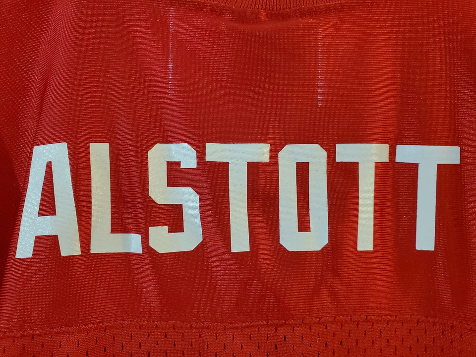 Camiseta deportiva Mike Alstott Tampa Bay Buccaneers Reebok #40 L 14-16 Purdue Boilermakers Foto 2 de 4