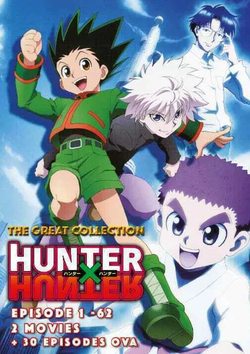 Hunter x Hunter (1999) Season 1 Complete TV Series + OVA + 2 Movie Free  Shipping