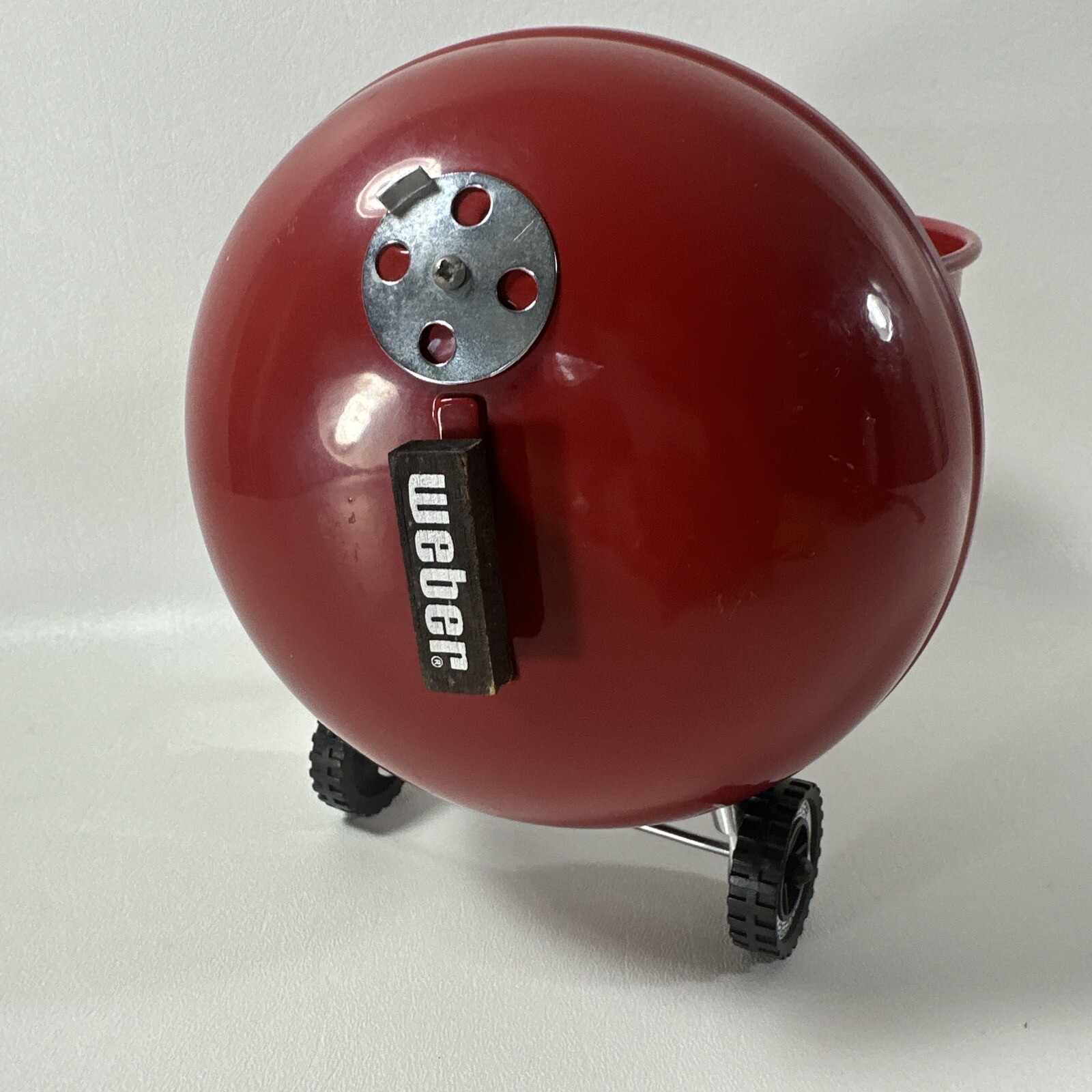 Miniature Weber Novelty Grill by Teleflora 8" x 6", Red Mini Round BBQ NO GRATE