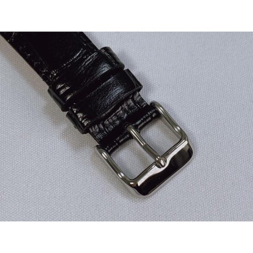 Genuine New SEIKO 18mm Leather Band Belt Calf Leather Black RS01C18BK - Picture 4 of 5