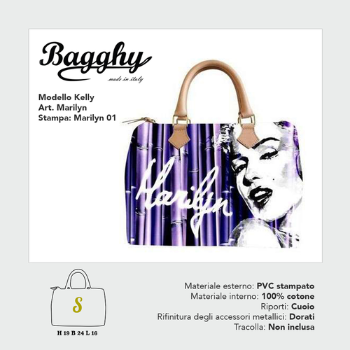 BAGGHY Borsa a tracolla donna cielo | Quellogiusto Shop online