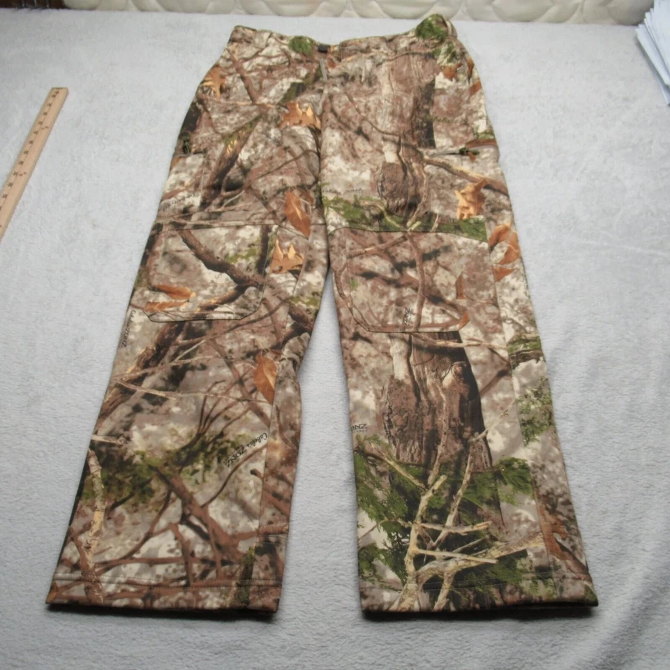 Pantalones cargo Cabelas Trail Hiker para mujer XL 29x28 Woodland camuflados forrados de vellón caza Foto 2 de 4