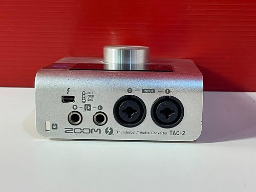 ZOOM TAC-2 Thunderbolt Audio Interface Silver Good - Picture 4 of 7