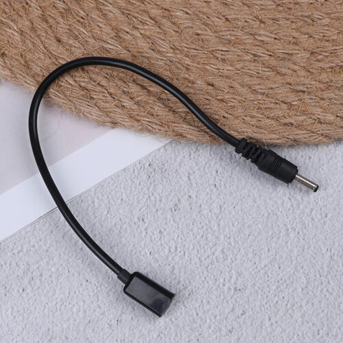 DC power micro usb female socket to dc 3.5 x 1.35mm male plug adapter cable - G1 - Zdjęcie 1 z 8