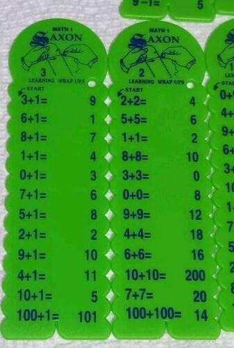 New MATH Wrap Ups Saxon Learning Subtraction 0 - 9 Plus Extras Classroom Home - Picture 3 of 9
