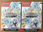 2 x Pokemon SCARLET & VIOLET PRISMATIC EVOLUTIONS booster bundle Company USA
