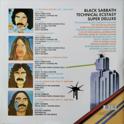 BLACK SABBATH - Technical Ecstacy (SUPER DELUXE 5 LPS w/ Poster