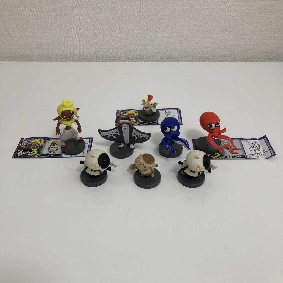 LOT 8 Splatoon 3 Chocolate Egg Figure Cojake Utsuho Mantarou Judge Cojudge