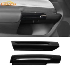Door Armrest Handle Panel Decor Cover Trim Shell Overlay For Ford Mustang 15-25