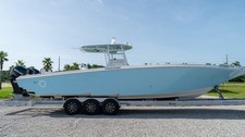 Fishing Boat Offshore Saltwater 38’ fountain triple 350hp