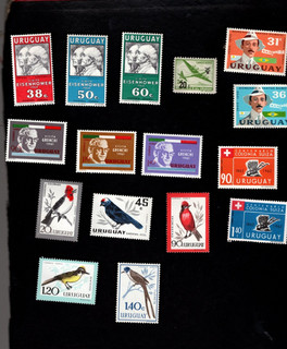 Uruguay sc#C193 4 C203 6 C223 5 C245 51 (1959 62) Complete MNH