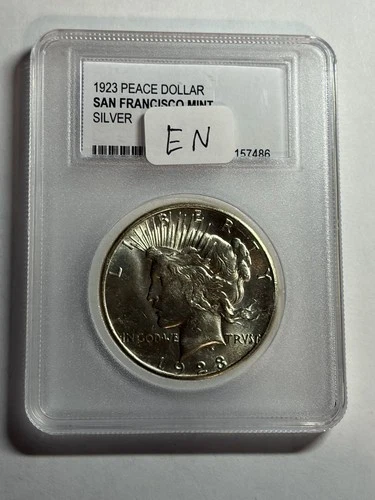 1923-S San Francisco Peace Silver Dollar $1 Brilliant Uncirculated BU