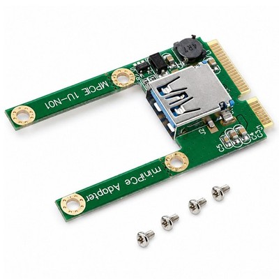 Q15 Mini PCI-E zu USB 2.0 Erweiterungskarte, PCI Express Adapter für WLAN Modul