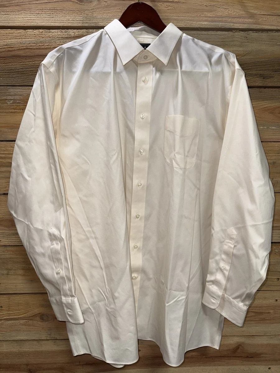 jos a bank ivory dress shirt Jos. A. Bank Ivory Regular Size Dress Shirts for Men for sale