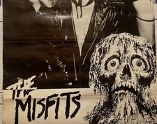 状態悪いですTAZ Misfits 1996 限定ポスター サイン入り 状態悪いですTAZ Misfits 1996 限定ポスター サイン入り