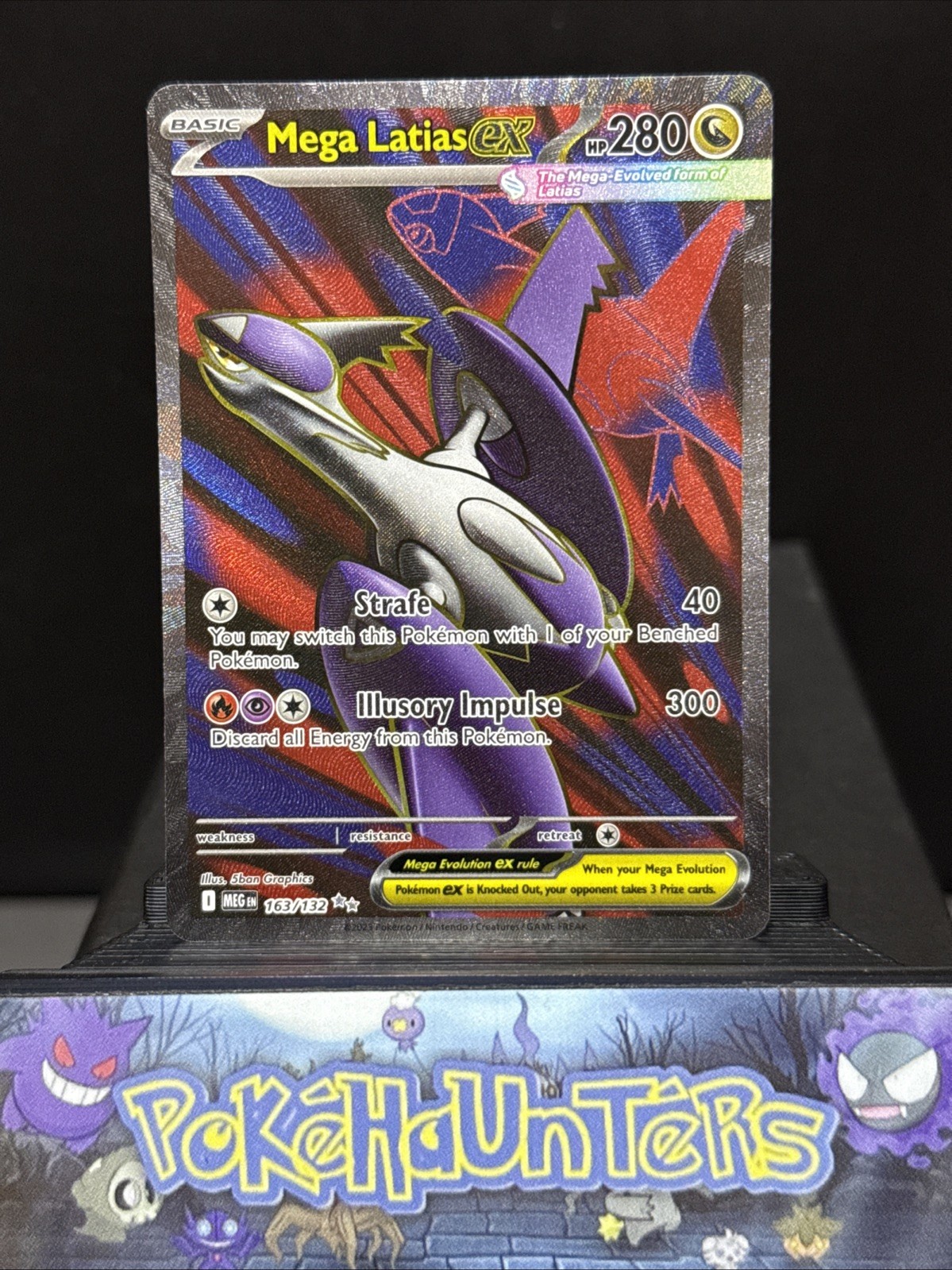 Pokemon Card Mega Latias EX 163/132 Ultra Rare Mega Evolution Base Set NM