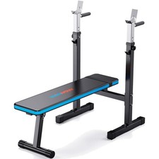 Hantelbank Fitness Bank 4in1 verstellbar Dip-Station Klappbank Heimtraining