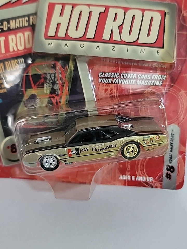 "Gentlemen Joe" Schubeck's Hurst Hairy Olds Johnny Lightning Hot Rod Magazine #8 - Image 2 of 4