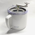 Donvier Manual Hand Crank 1 Quart Ice Cream Maker White by Cuisipro