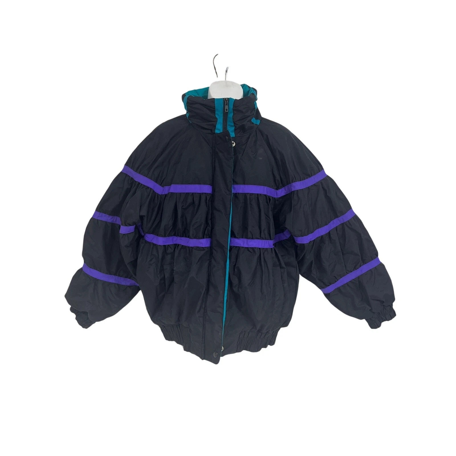 Mixed Blues black small puffer jacket
