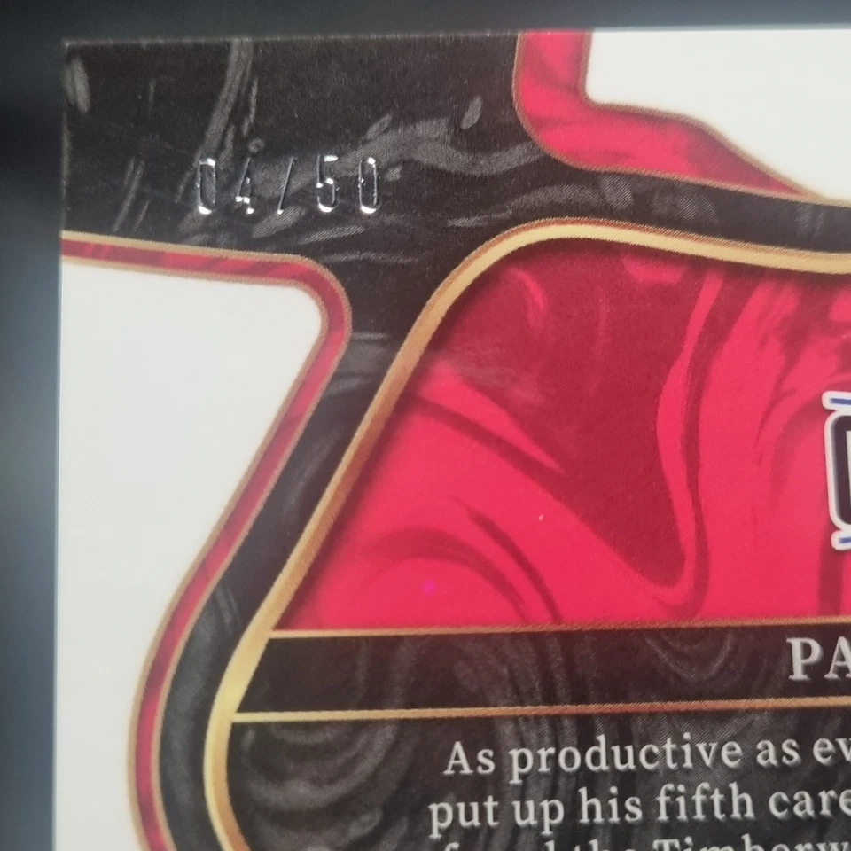 2022-2023 Paul George 4/50 Panini Prizm Green Select NBA - image 3 of 4