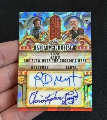 Richard Dreyfuss & Christopher Lloyd 1/1 Dual Auto - 2026 Leaf Pop Century DF-11