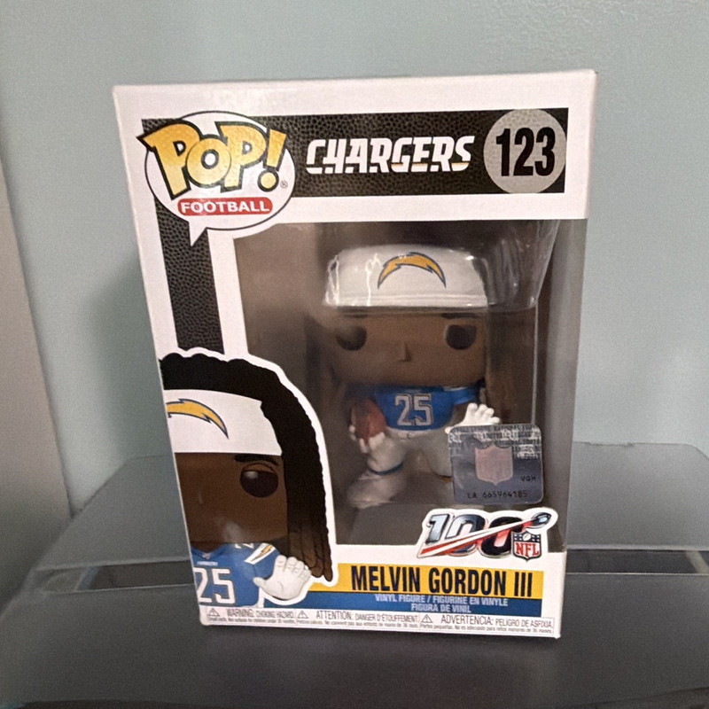 Funko Pop! Football Melvin Gordon III Chargers #123 NFL 100 Vinyl Figure