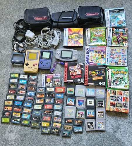 Massive Nintendo Gameboy, Color & Advance Bundle with Games and ...