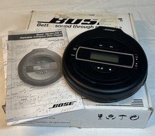 Bose PM-1 Personal Portable Anti-Skip CD Player Black Works Tested Display Works