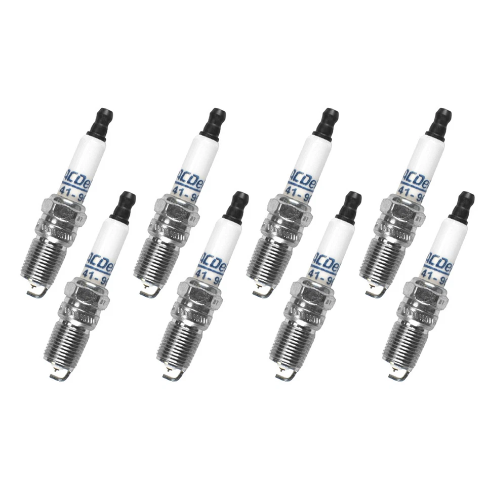 AC Delco 41-962 Platinum Ignition Spark Plug Set of 8 for Chevy GMC Buick New - Image 3 of 3