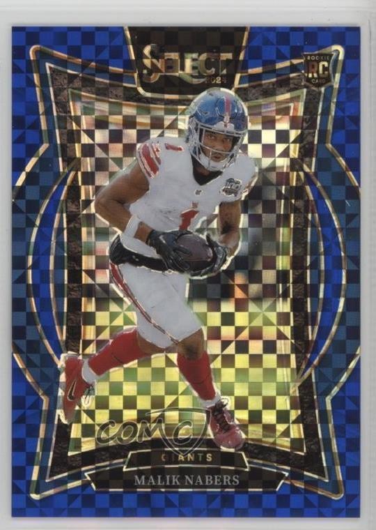 2024 Panini Select Concourse Blue Prizm /249 Malik Nabers #29 Rookie RC