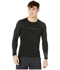 O'Neill Men's Thermo-X Long Sleeve Crew-Neck Rashguard Top, XX-Large, Black
