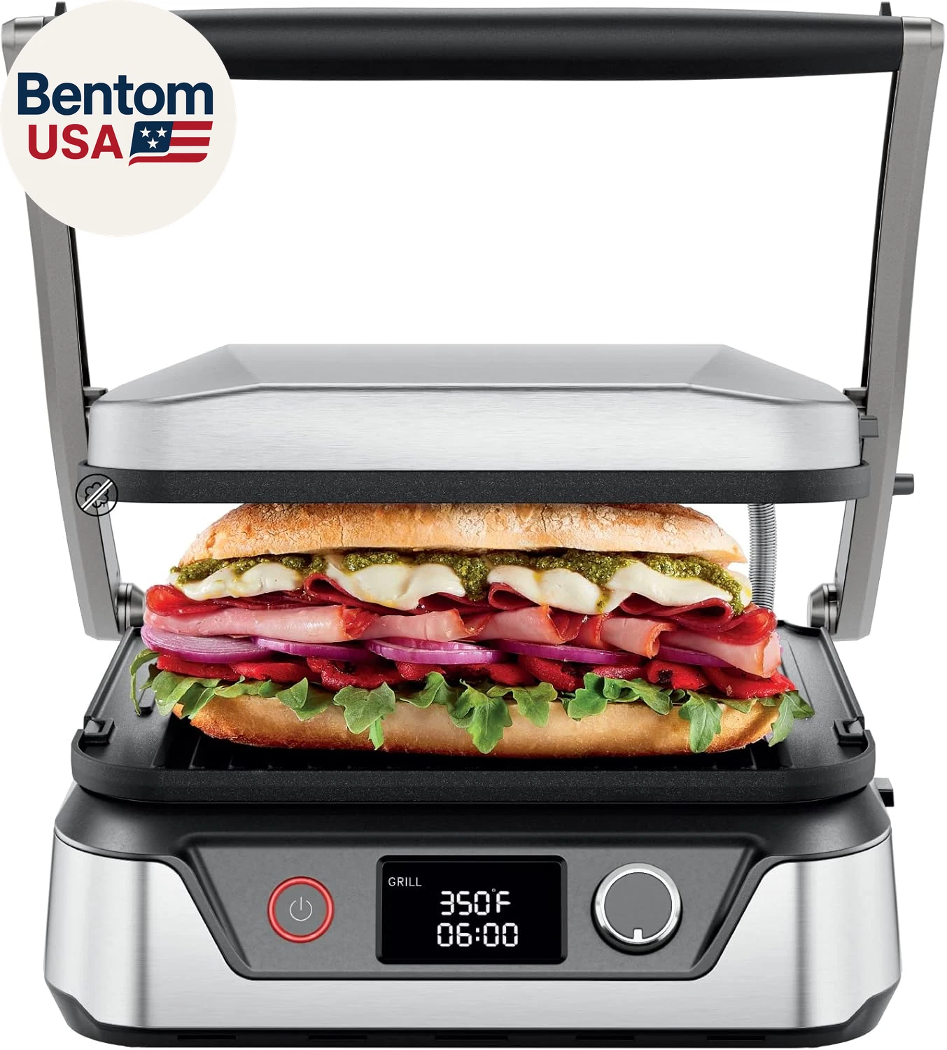 5-In-1 Digital Panini Press Grill Sandwich Maker and Griddle Grill Combo with Re
Opens in a new wind