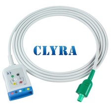 Compatible Datascope/Maquet/Getinge Cardiosave IABP Rescue ECG Trunk Cable5Lead