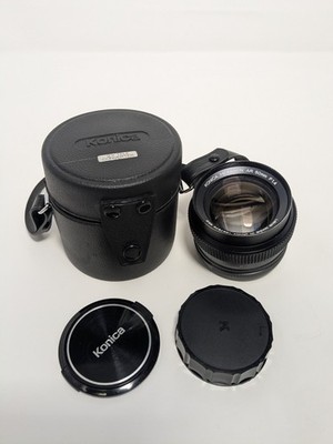 Konica Hexanon AR 50mm f/1.4 Manual Focus Prime Lens