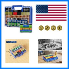 Battery Organizer Box with Tester Storage Case Holds 260 Batteries, Double ...