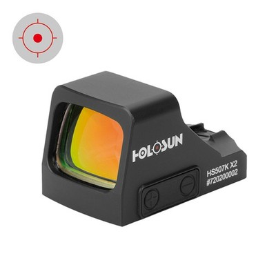 Holosun HS507K-X2 Offenes Reflex Rotpunktvisier + wechselbarem 2M... - 77002020