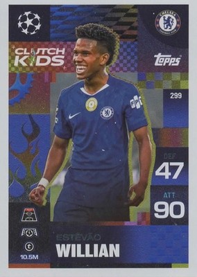 Match Attax Champions League 2025-26 Extra 299 Clutch Kids Estêvão Willian