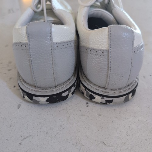 G/Fore Gallivanter Golf Shoes G4MS20EF08 GFore White Camo Sole Mens Size 9 - Picture 6 of 11
