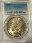 1898 USA Morgan Silver Dollar pleasing MS63 PCGS graded see pix!