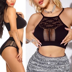 Xmas Sexy Fishnet Women's Lingerie Babydoll Teddy Sleepwear Tube Dress Christmas