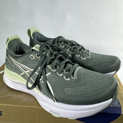 Asics Gel-Kayano 32 Damen Laufschuhe schwarz/weiß UK-Größe 5,5 Karton beschädigt 