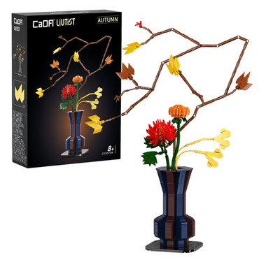 CaDA Oriental Floral Art: Autumn 795 pcs - Floral Brick Model Kit C59025W